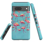 For Google Pixel 7 Case Tough Protective Cover Flamingoes