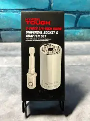 Hyper Tough Tools: 2 Piece 3/8" Drive Universal Socket and Adapter Set