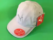 PUMA OSFA Adjustable Adult Snapback Hat ONE SIZE Grey w/Grey Puma NEW