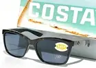 NEW COSTA ANAA Olive Tortoise w POLARIZED Gray 580P Sunglass ANA 109 OGP
