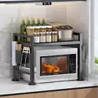 Multifunctional Microwave Shelf, 2 Tier Oven Stand, Kitchen Storage & Organisati