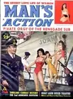 MAG: MAN'S ACTION 1960 NOV-GOOD GIRL ART/BASIL GOGOS-WAR FN