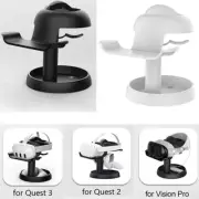 VR Headset Desktop Display Stand Touch Controller Holder for Quest 3 2 Rift S