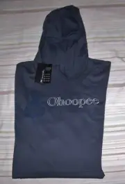 New OHOOPEE MATCH CLUB Golf Pullover Sweater Hoodie Shirt TRAVIS MATHEW M Blue