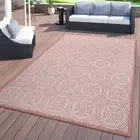 Rugshop Out Door Rugs Transitional Floral Circles Rug Indoor Outdoor Carpet Rugs