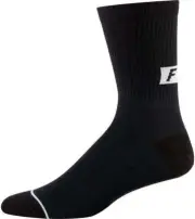 Fox Womens Socks 8 Inch Trail Black