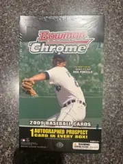 2009 Bowman Chrome Baseball Hobby Box Factory Sealed