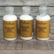 (3) Shea Moisture Raw Shea Butter Body Lotion 3.2Oz ea w/ Frankincense & Myrrh