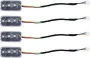 Universal 18 In1 LED Car Ambient Lights Interior Acrylic Strip Light RBG 64 Color Decoration Atmosphere Lamp Guide Fiber Optic