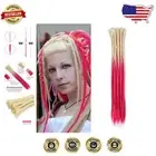 Mixed Ombre 24 Inch Handmade Dreadlock Extensions with 20 Strands & Accessories