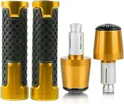 Motorcycle Handlebar Handles Grip for H-onda MSX125 20214 2015 2016 2017 2018 2019 2020 7/8'' 22mm Motorcycle Handlebar Grips Handlebar Grip Ends Plug