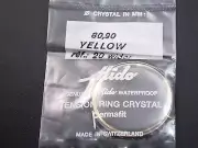 Watch Crystal Mido Waterprf Vintage 30.90mm Permafit Yellow Tensn Ring #20 wider