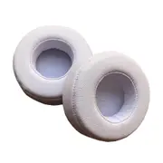 Replacement Leather Ear Pads Repair Cover forBeats for Mixr Sponge Soft Cover White