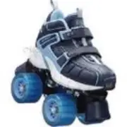 size 4 youth SKECHERS 4 WHEELER ROLLER SKATES skate quad derby childrens kids