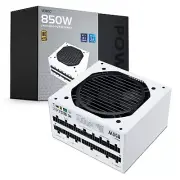 Vetroo V850 White - 850W ATX 3.1 PCIe 5.1 Fully Modular PSU with 120mm Fan
