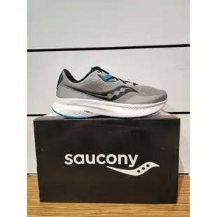 【清大億鴻】Saucony Guide 15男款慢跑鞋 輕量 支撐 舒適 灰色 - SCS20685-16