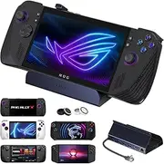 iVANKY 8-in-1 Docking Station for ASUS ROG Ally X/Valve Steam Deck OLED/Lenovo Legion Go/MSI Claw, ROG Alloy/Stream Deck Dock Hub with HDMI 4K@144Hz, 1Gbps Ethernet, 3*USB-A 3.0, 100W USB-C Charge