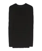 fringed fine-knit top 2 Black