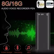 Mini Spy Audio Recorder Voice Listening Device 96 Hours 8GB Bug Recording NEW US