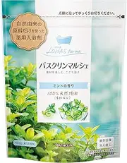 Basclin Marche Cool Bath Salt, Mint Scent, 16.9 oz (480 g), Can Be Used With Babies, A Subtle Natural Gentle Scent, Measuring Spoon Included