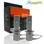 Fiat DUCATO 2006-2010 Micro H1 V12 CSP LED Fog light Bulbs Kit 10000lm (for: Fiat)