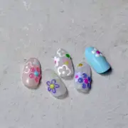 Flower Nail Stickers Nail Decoration Nail Stickers Nail Jelly Stickers Art -