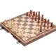 二合一折疊棋盤 / 磁性國際象棋跳棋 現貨 兒童桌遊 實木益智玩具 競技遊戲棋 玩具與遊戲 桌遊