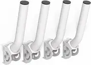Universal Antenna Mount, 11" J Pole & Wall-Mounted Mounting Bracket for Outdoor Access Point CPE, TV Antenna, Wireless Bridge, Weather Station, Starlink Signal/WiFi Extender (4)