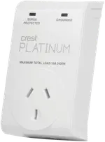 Crest Single Socket Surge Protector