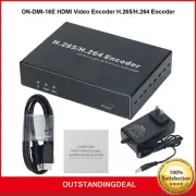 ON-DMI-16E HDMI Video Encoder H.265/H.264 Encoder RTMP For IPTV PC Recording pe6