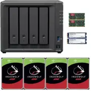 Synology DS423+ NAS 6GB RAM 800GB Cache 16TB (4x4TB) Seagate Ironwolf Drives