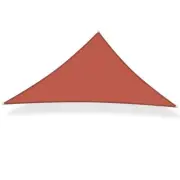 Shade/Beyond Triangle Sun Shade Sail 15'L UV Protected Easy-to-Install Rust Red