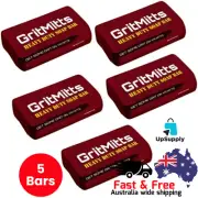 GrittMitts Heavy Duty Soap Bar 100 Gram, 5 Pack - Best Solvol Alternative