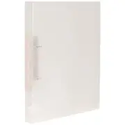 King Jim A4 2 D-Ring Simplease Binder 20mm Clear