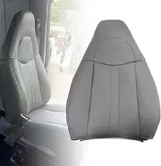 GXARTS Driver or Passenger Side Top Lean Back Replacement Leather Seat Cover 922 Light Pewter Gray Fit for Chevy Express Fit for GMC Savana 2003 2004 2005 2006 2007 2008 2009 2010 2011 2012 2013 2014