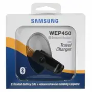 Samsung WEP450 Black Ear-Hook Headsets, Brand New in Box, Black