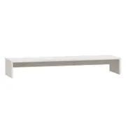 Monitor Stand White 100X27x15 Cm Solid Wood Pine Monitor Mounts & Stands