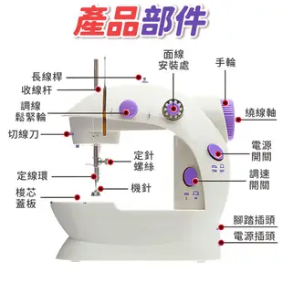 電動縫紉機 電動縫紉機 小型縫紉機 迷你裁縫機 家用縫紉機 縫紉機 裁縫機 縫衣 縫衣服【小麥購物】【C484】