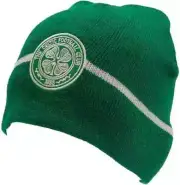 Celtic FC Beanie Hat Knitted Football Crest Winter