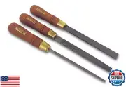 Narex, 3 Piece Set Round Rattail, Half Round and Rectangular 150 mm Cabinetma