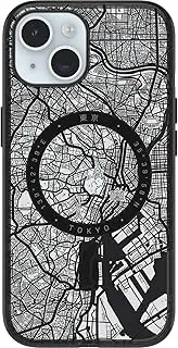 OtterBox Clear Case with Colorful Grip Edge Case for iPhone 15 - Tokyo (Black)