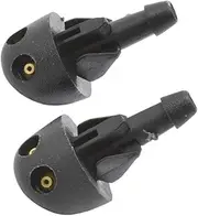 HUVNEXA Pair Front Windscreen Wiper Washer Nozzle Jet, for Renault, Clio 2 2005 2004 2003 2002 2001 2000 1999 1998 OE# 7700413545 Auto Car Windshield Washer Nozzle