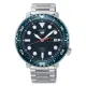 【SEIKO 精工】日製運動機械男錶 不鏽鋼錶帶 湖藍 防水100米(SRPC63J1)