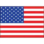 ATA-BOY USA FLAG REFRIGERATOR MAGNET 2.5” X 3.5” NEW
