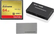 Extreme 64GB Compactflash Memory Card Works with Canon EOS 7D Mark II Digital DS