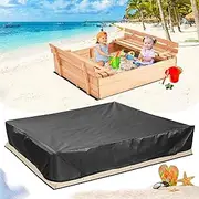 200 x 200 x 20 cm Waterproof Sandpit Cover, Tarpaulin, Toy Sandpit Cover, Dustproof Sandpit Cover, Tarpaulin