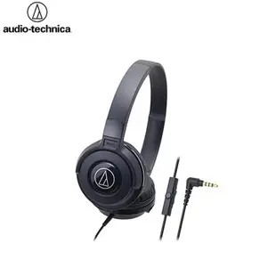 日本鐵三角Audio-Technica耳罩式耳機麥克風密閉型線控耳機麥克風ATH-S100is (配有全指向性電容式麥克風)