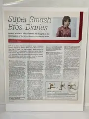 Super Smash Bros. Interview With Creator Magazine Print Ad