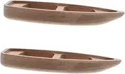 MAGICLULU 2pcs Wooden Boat Model Decorative Miniature Sailing Ships for Home Office