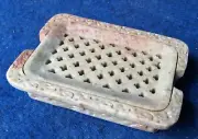 Soap Stone Soap Dish Set of 100 Pieces , Decorative Soap Case 4.5 x 3.5 Inches